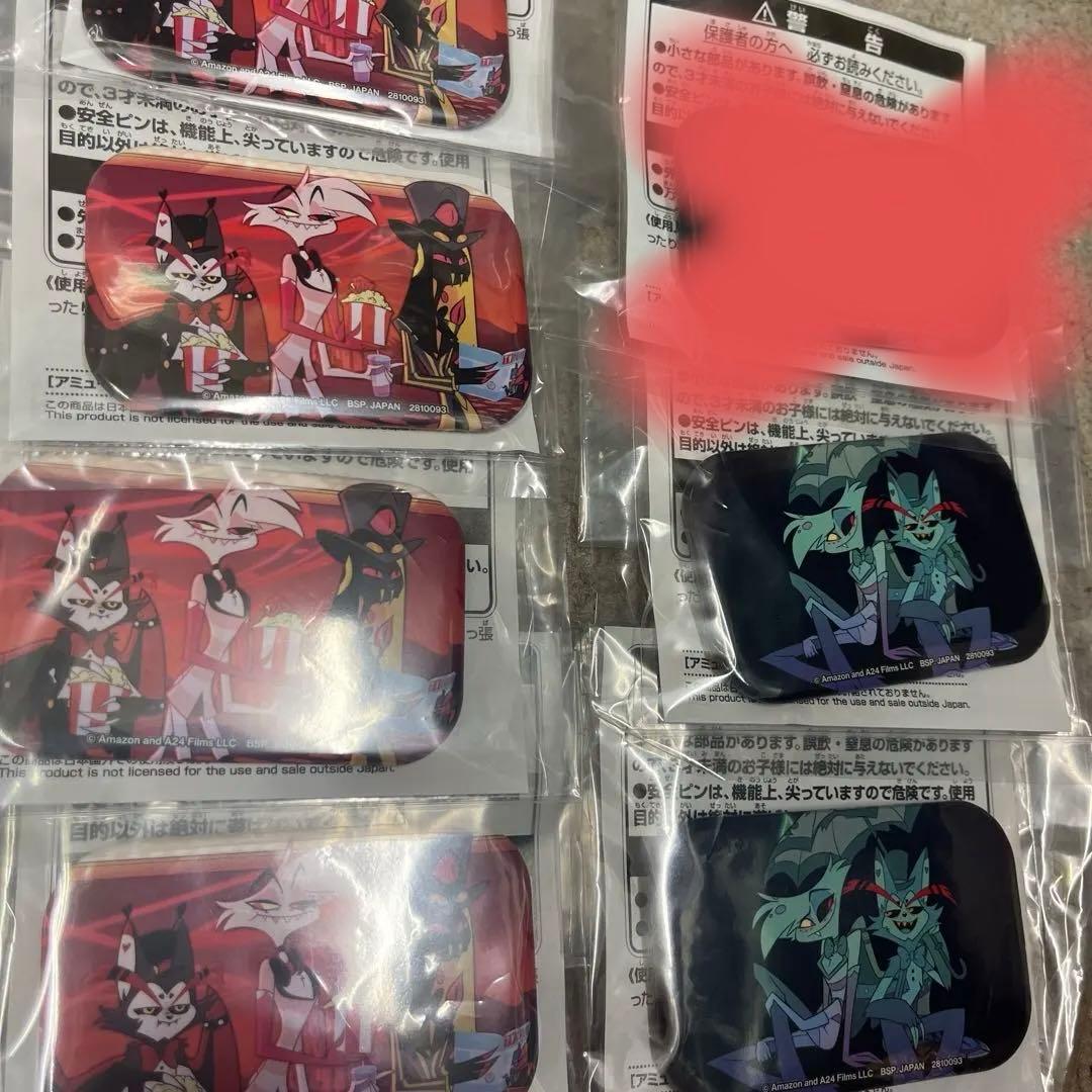 ハズビンホテル◾︎スクエア缶バッジ 20個セット♫在庫売り切り