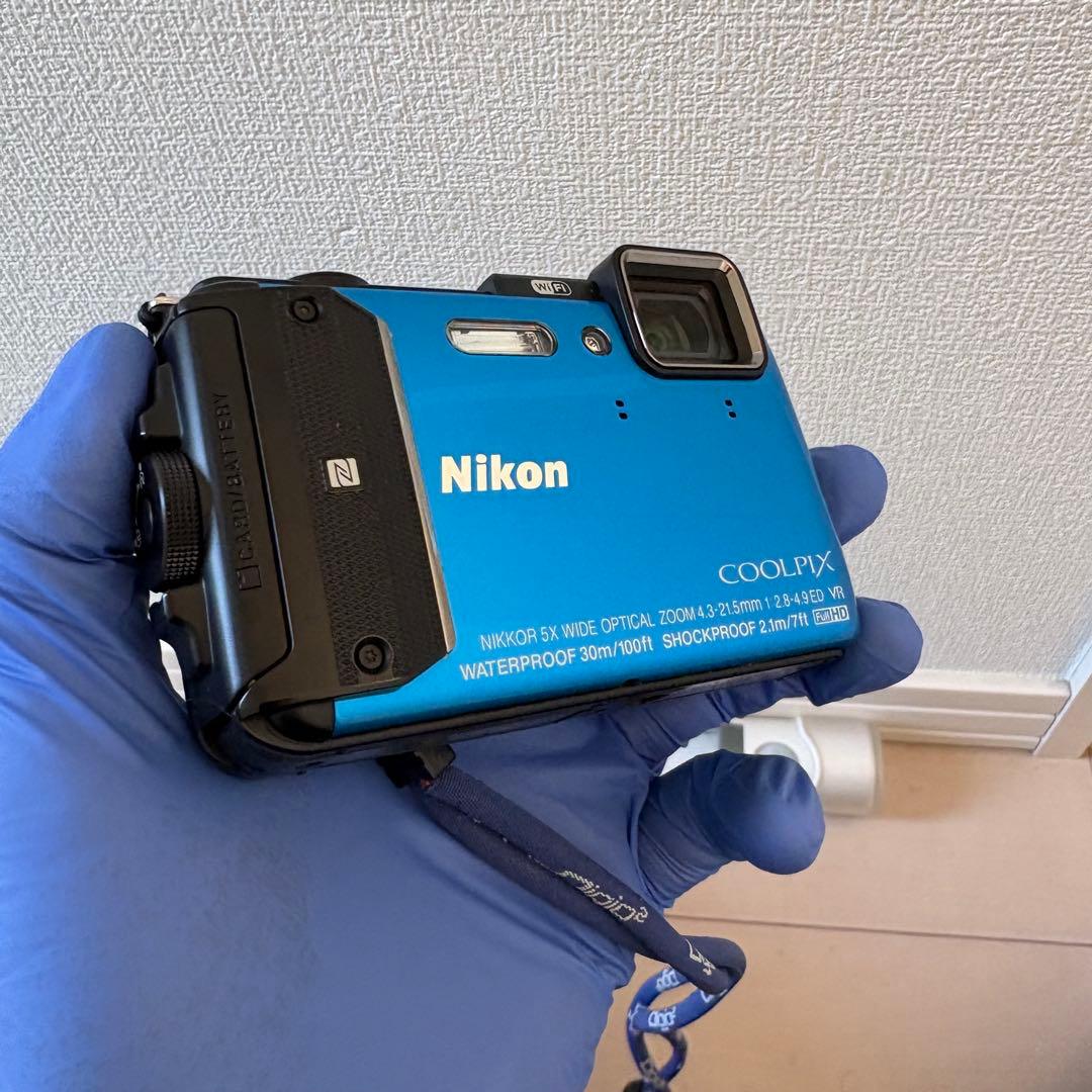 ハ*コ様 Nikon防水デジタルカメラCOOLPIX AW130 ブルー