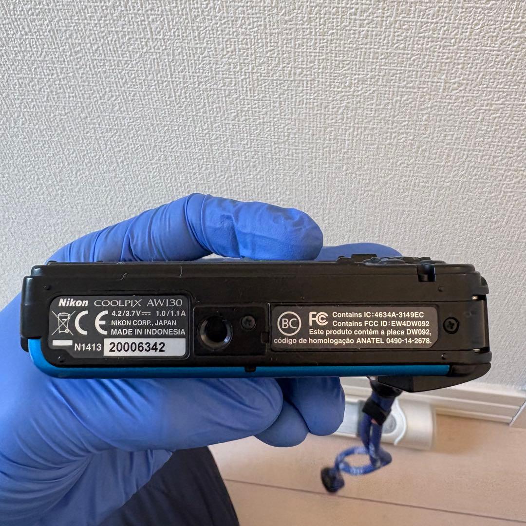 ハ*コ様 Nikon防水デジタルカメラCOOLPIX AW130 ブルー