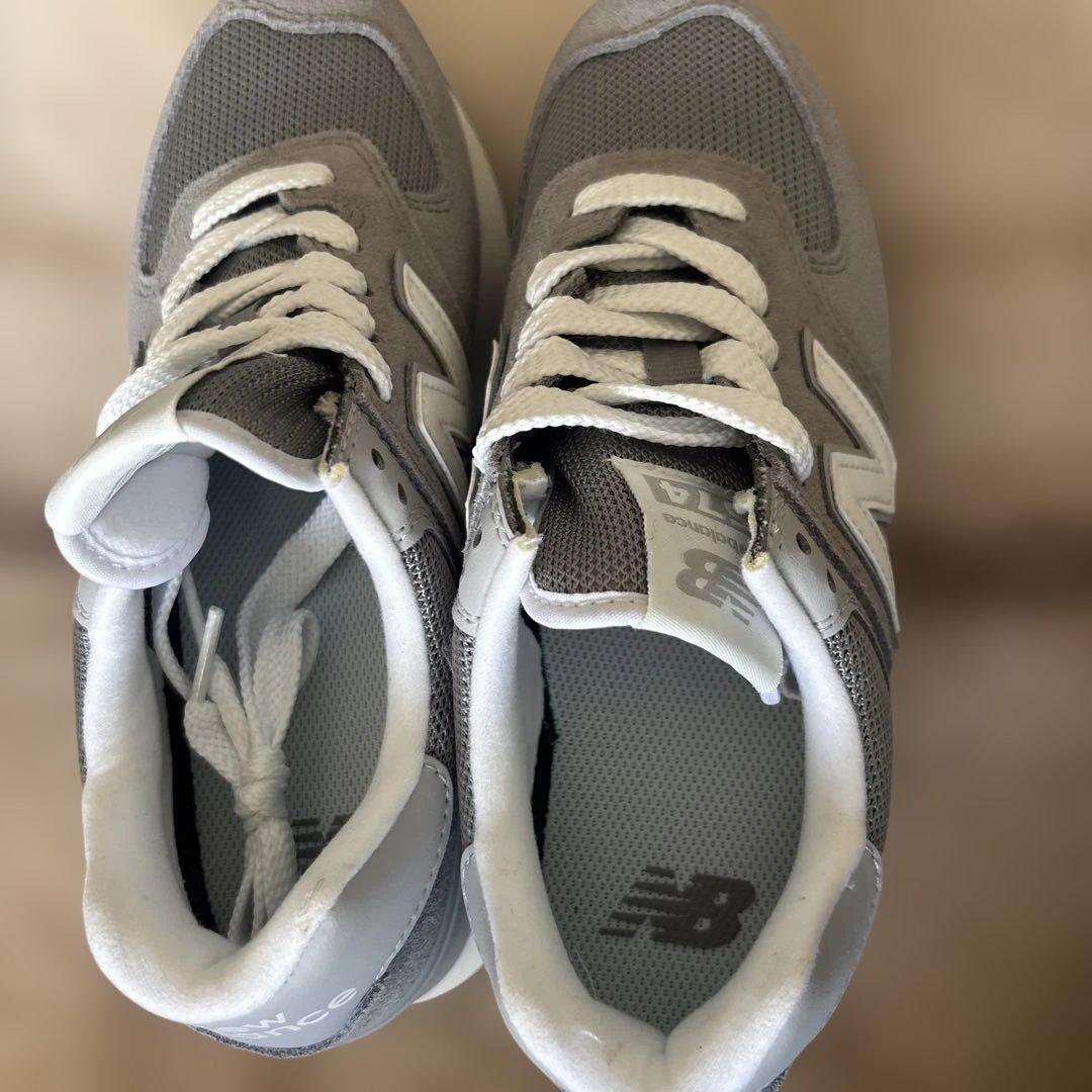 ニューバランス WL574ZSD 23.5cm レディース スニーカー グレー - メルカリ