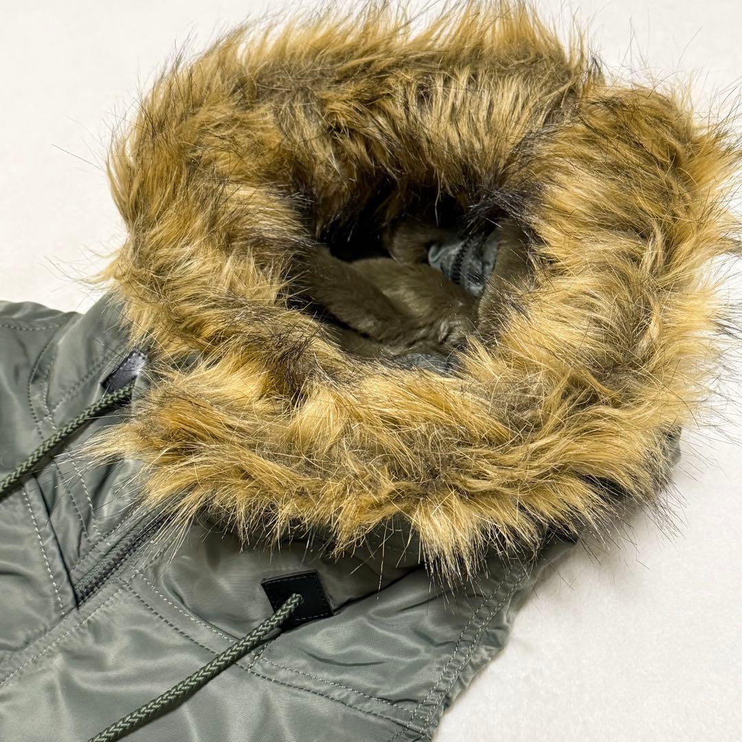 アルファ N-2B フライトジャケット セージグリーン ミリタリー ファー