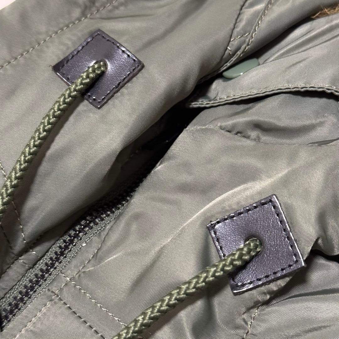 アルファ N-2B フライトジャケット セージグリーン ミリタリー ファー