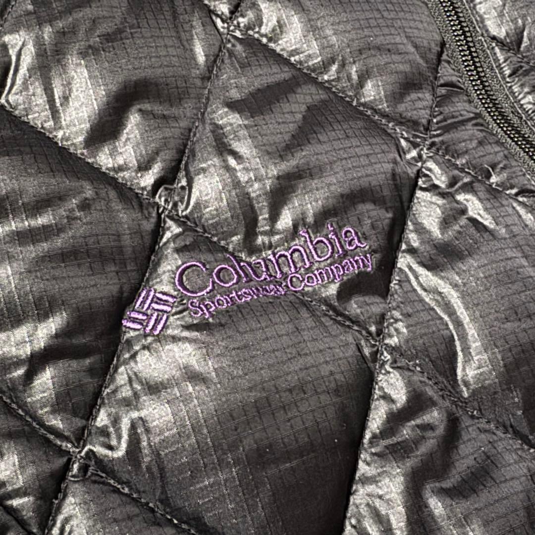 columbia diamond stitc down jacket y2k