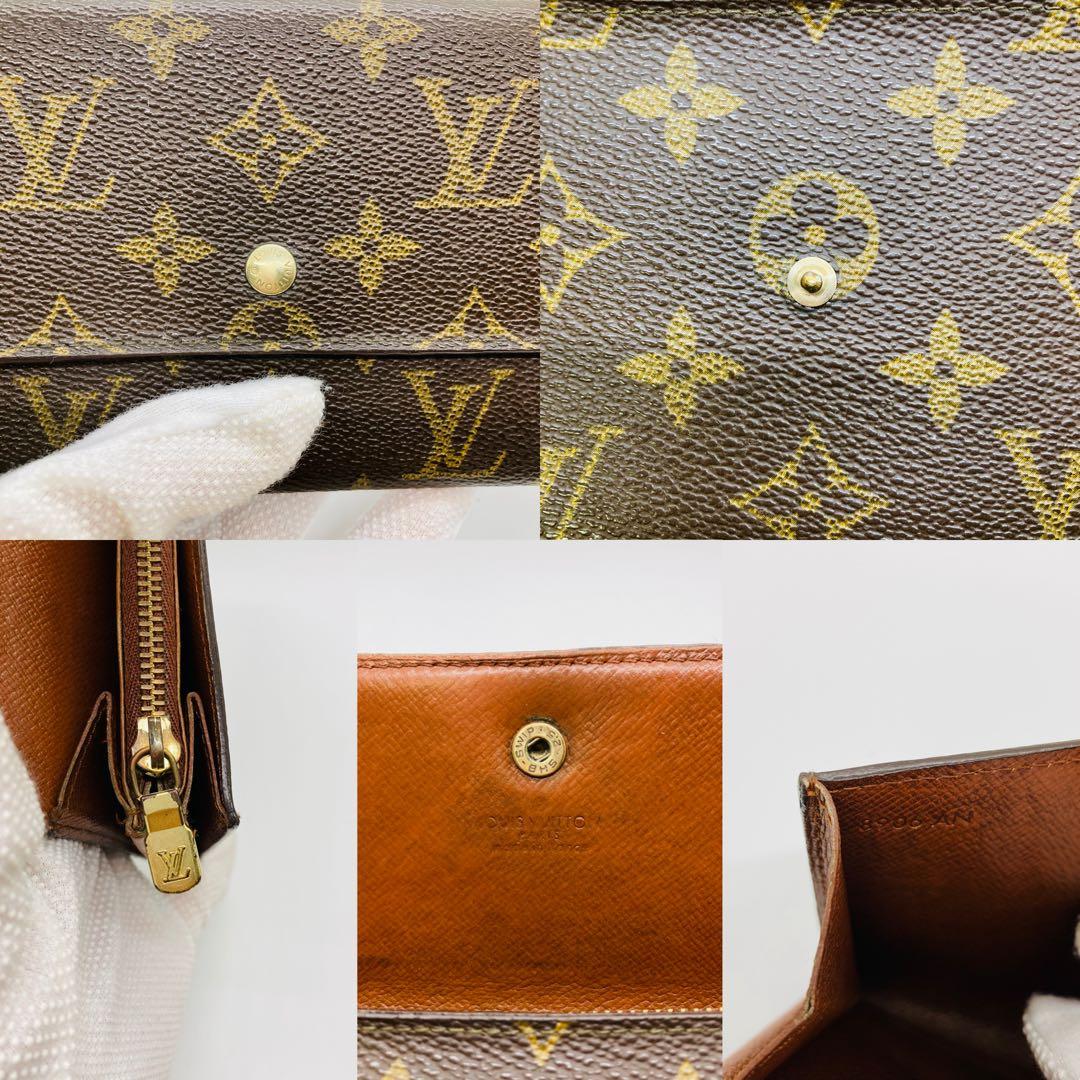 ルイヴィトン LOUIS VUITTON モノグラム 長財布 サラ A676