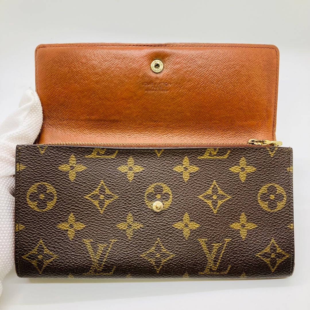 ルイヴィトン LOUIS VUITTON モノグラム 長財布 サラ A676