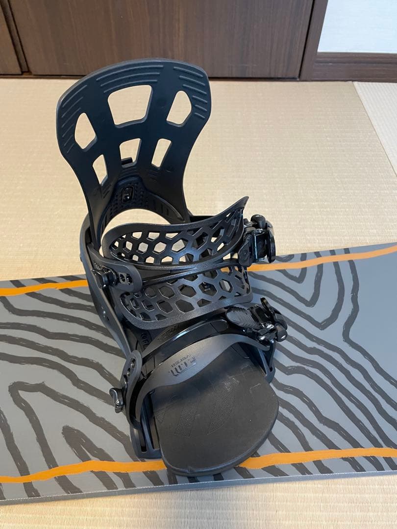 『ぽんこつ』K4 ゼブラ柄 スノーボード ビンディング　FLUX