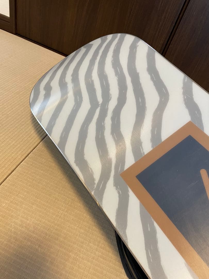 『ぽんこつ』K4 ゼブラ柄 スノーボード ビンディング　FLUX