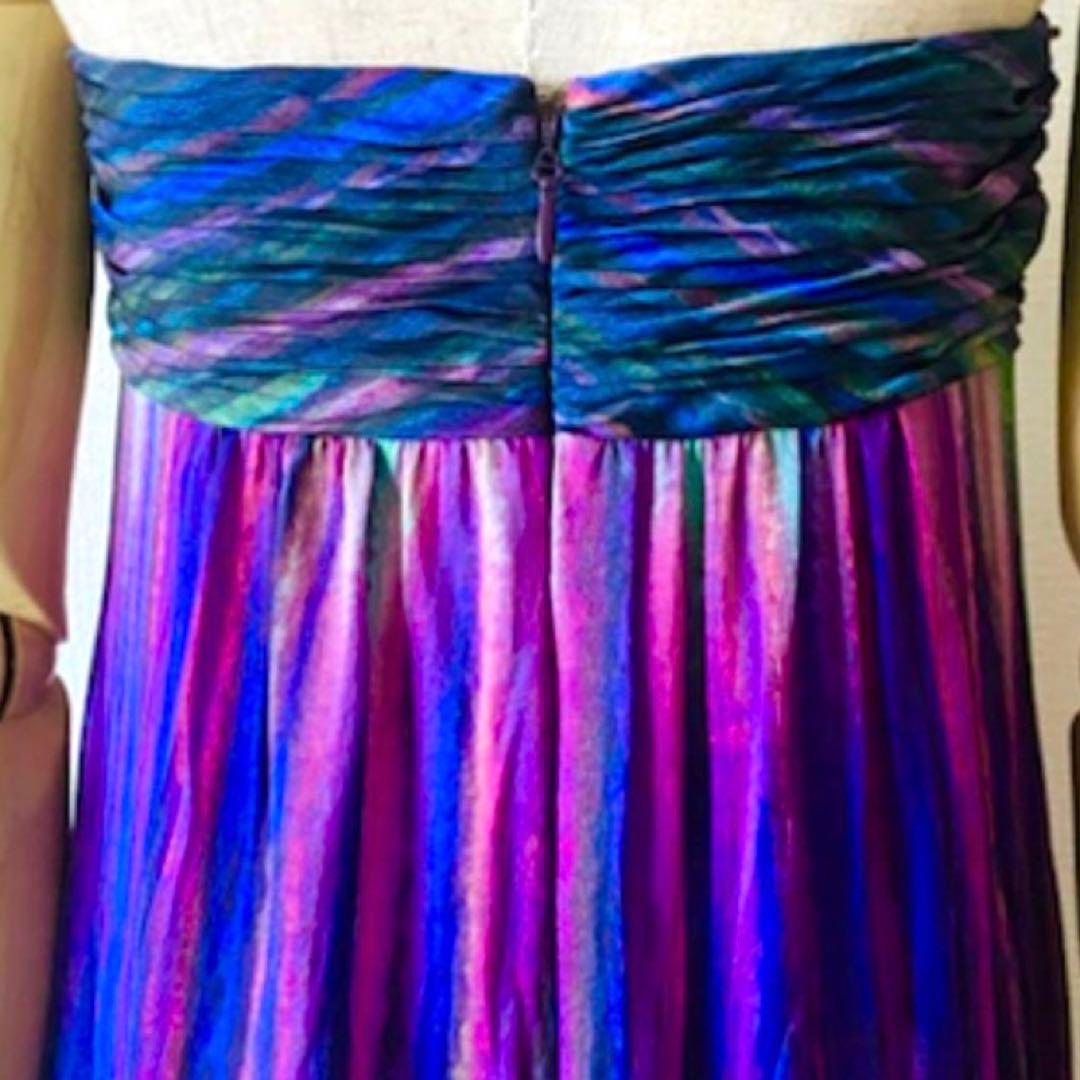 極美品✨◆BCBGMAXAZRIA◆30万 シルク100%マキシドレスワンピース