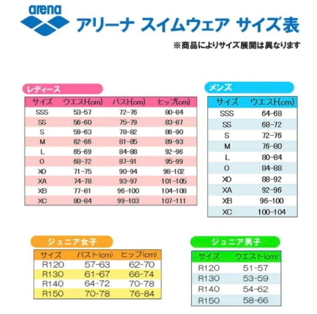 XO 新品 最新 arena wacoal フィットネス水着 セパレーツ 3L