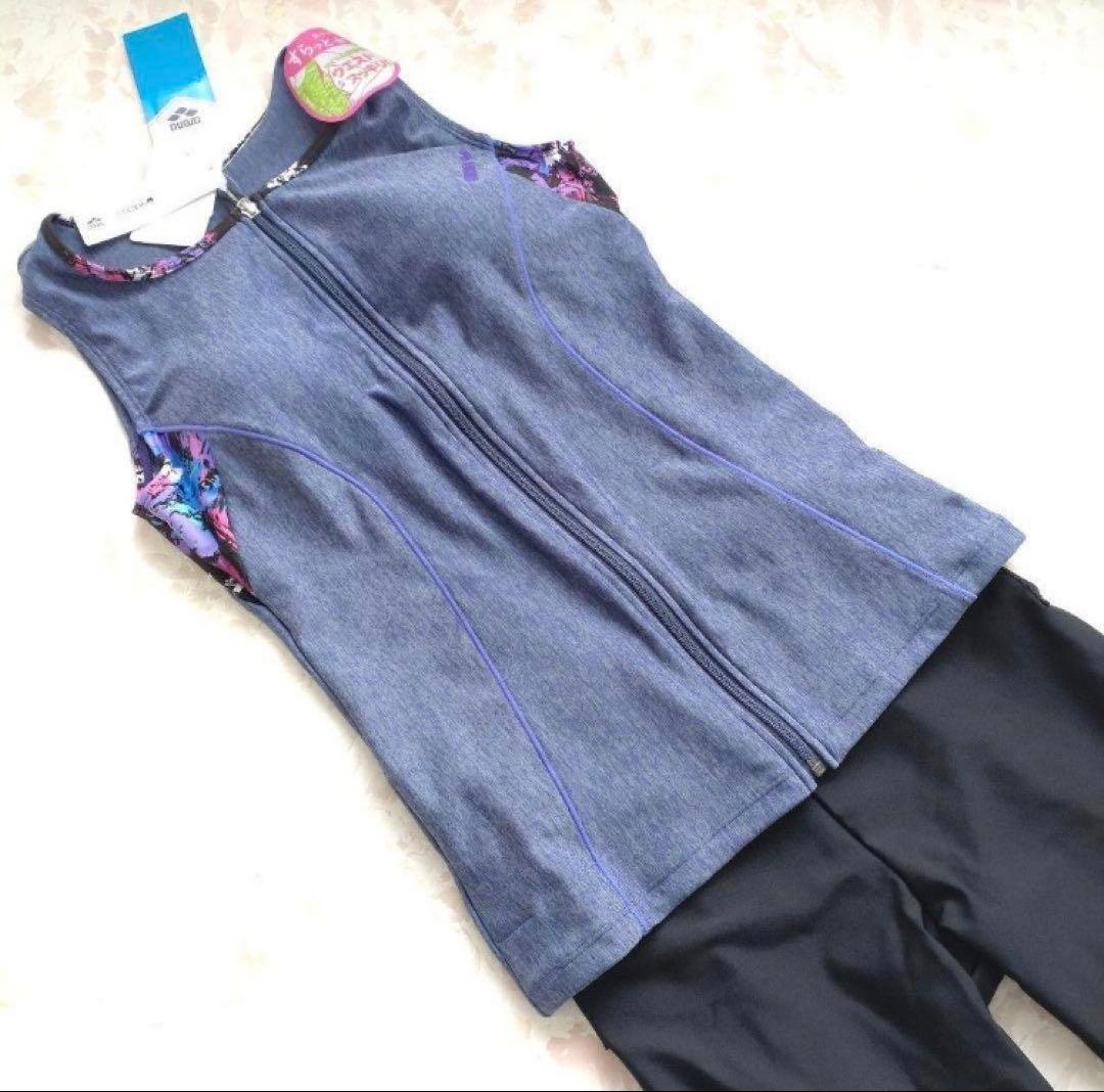 XO 新品 最新 arena wacoal フィットネス水着 セパレーツ 3L