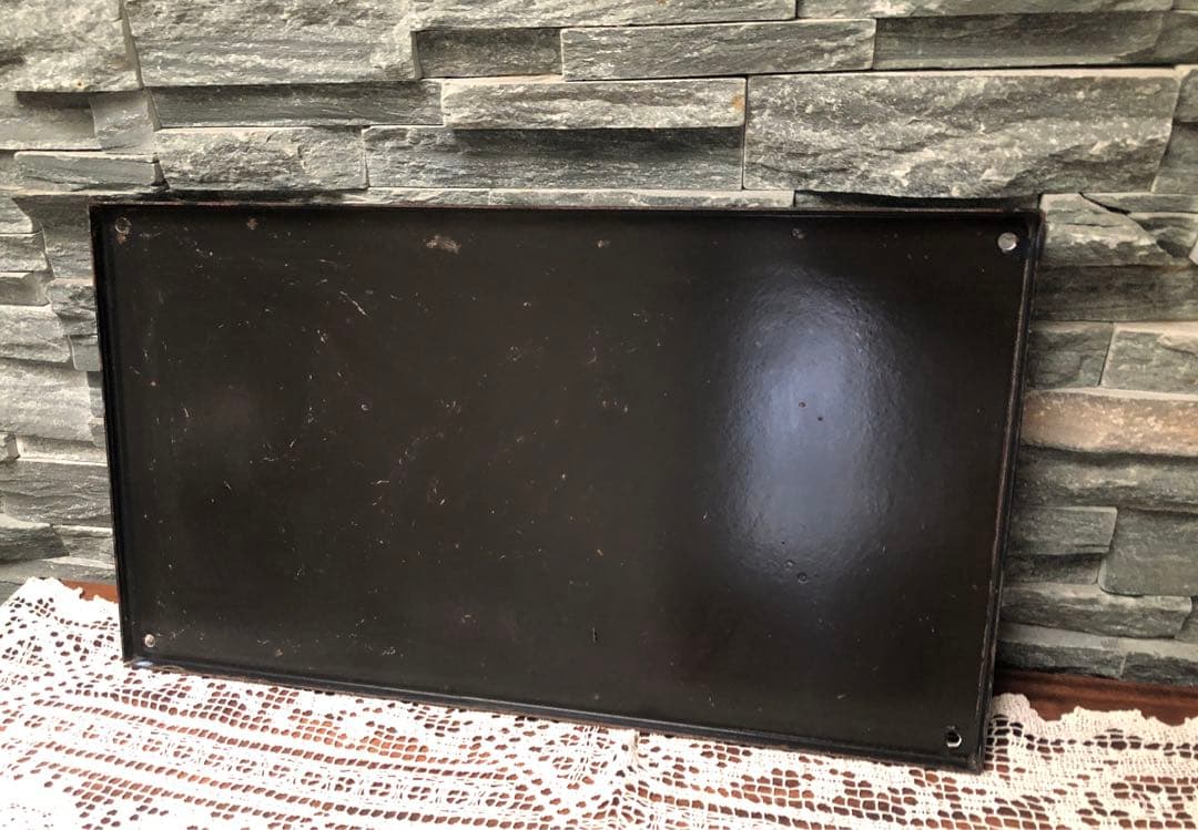 フレンチアンティーク★実際に使われていたホーロー製ストリート看板★通りサイン標識