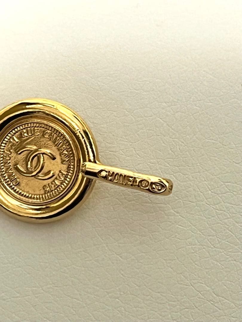極美品　CHANEL ゴールドチェーンベルト モチーフ