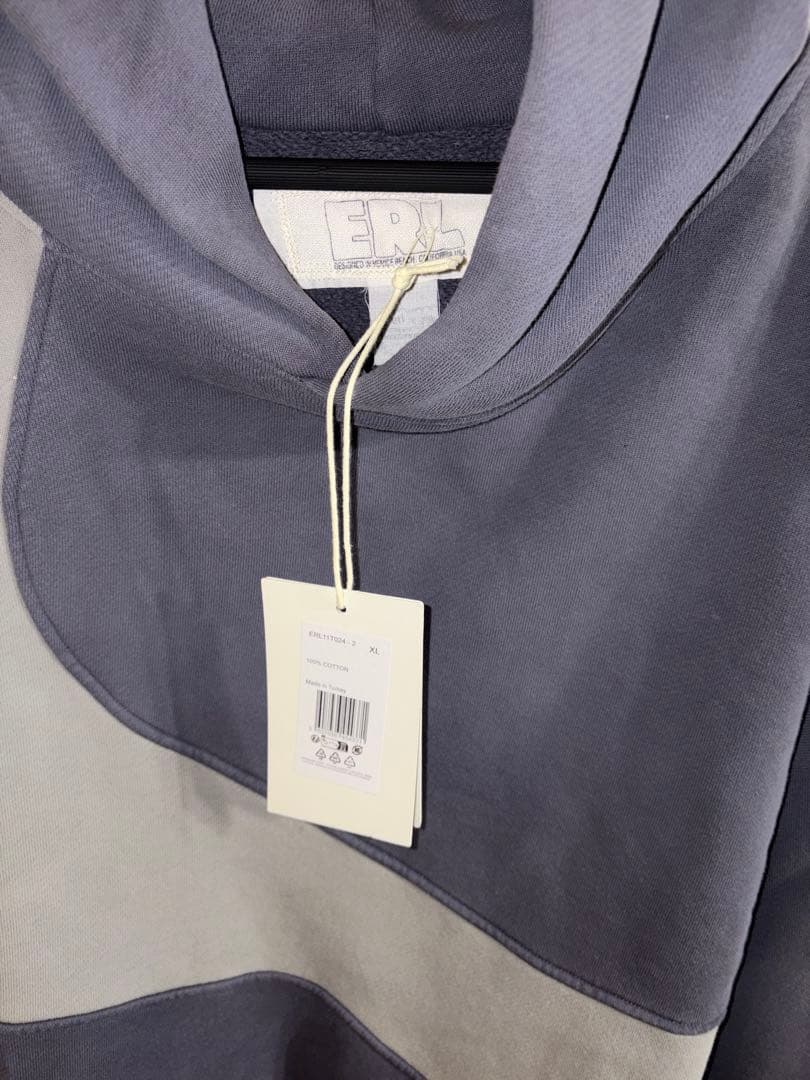 新品　ERL 25aw Wave Hoodie XL