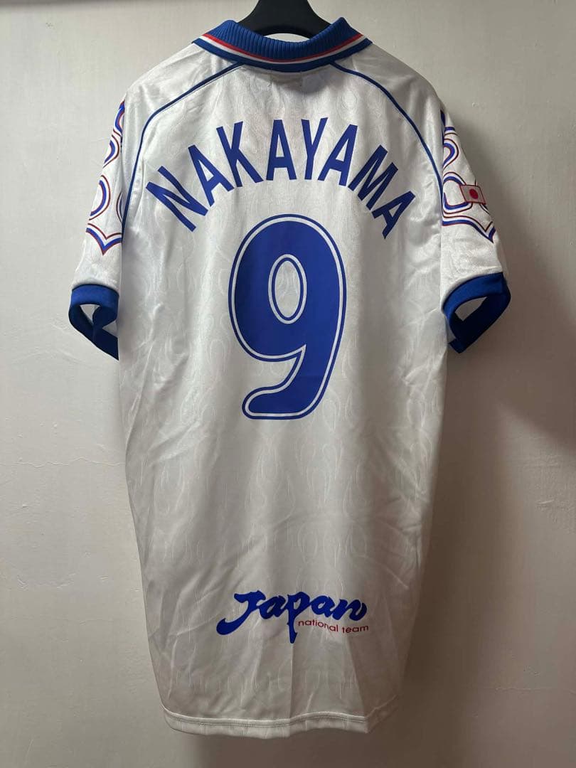ジ*イ様 日本代表 / 9番 / Oサイズ /ユニフォーム / 中山雅史/ 復刻 / ジ*