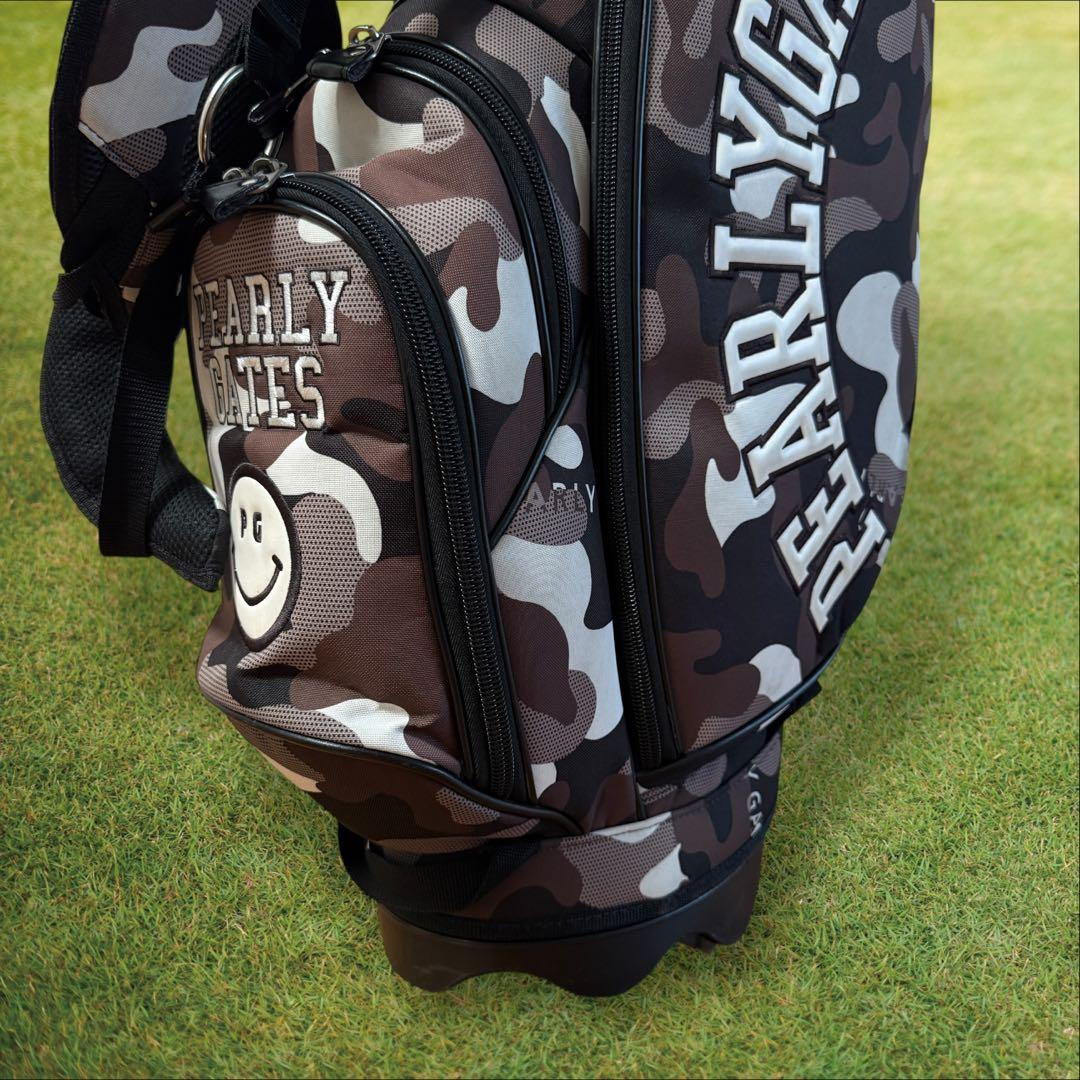 パーリーゲイツ キャディバッグ 迷彩 カモフラ ショルダー式 スタンド