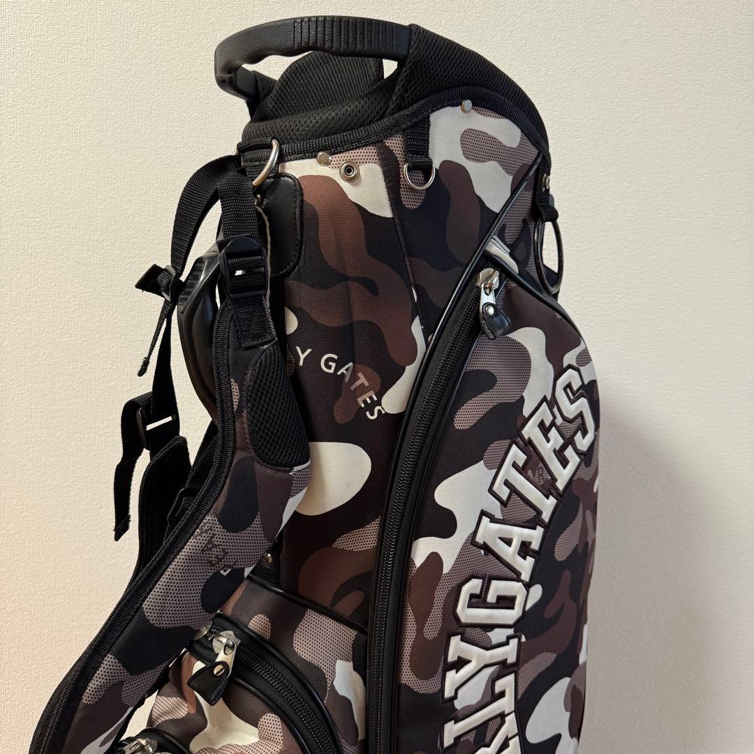 パーリーゲイツ キャディバッグ 迷彩 カモフラ ショルダー式 スタンド