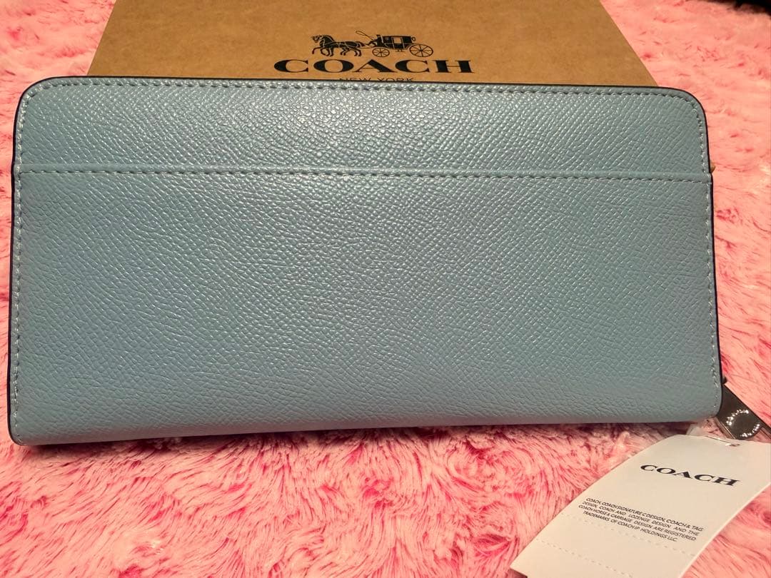 COACH 長財布　新品未使用♡水色