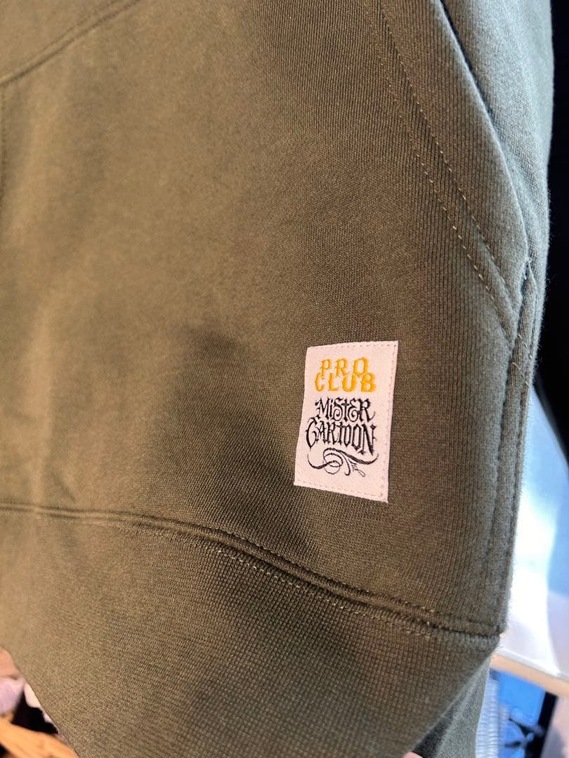 ProClub x Mister Cartoon - XL オリーブパーカー