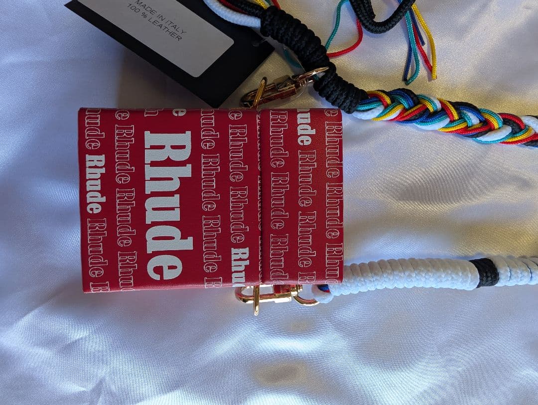 新品未使用　Rhude ショルダーバッグ 編み込みストラップ