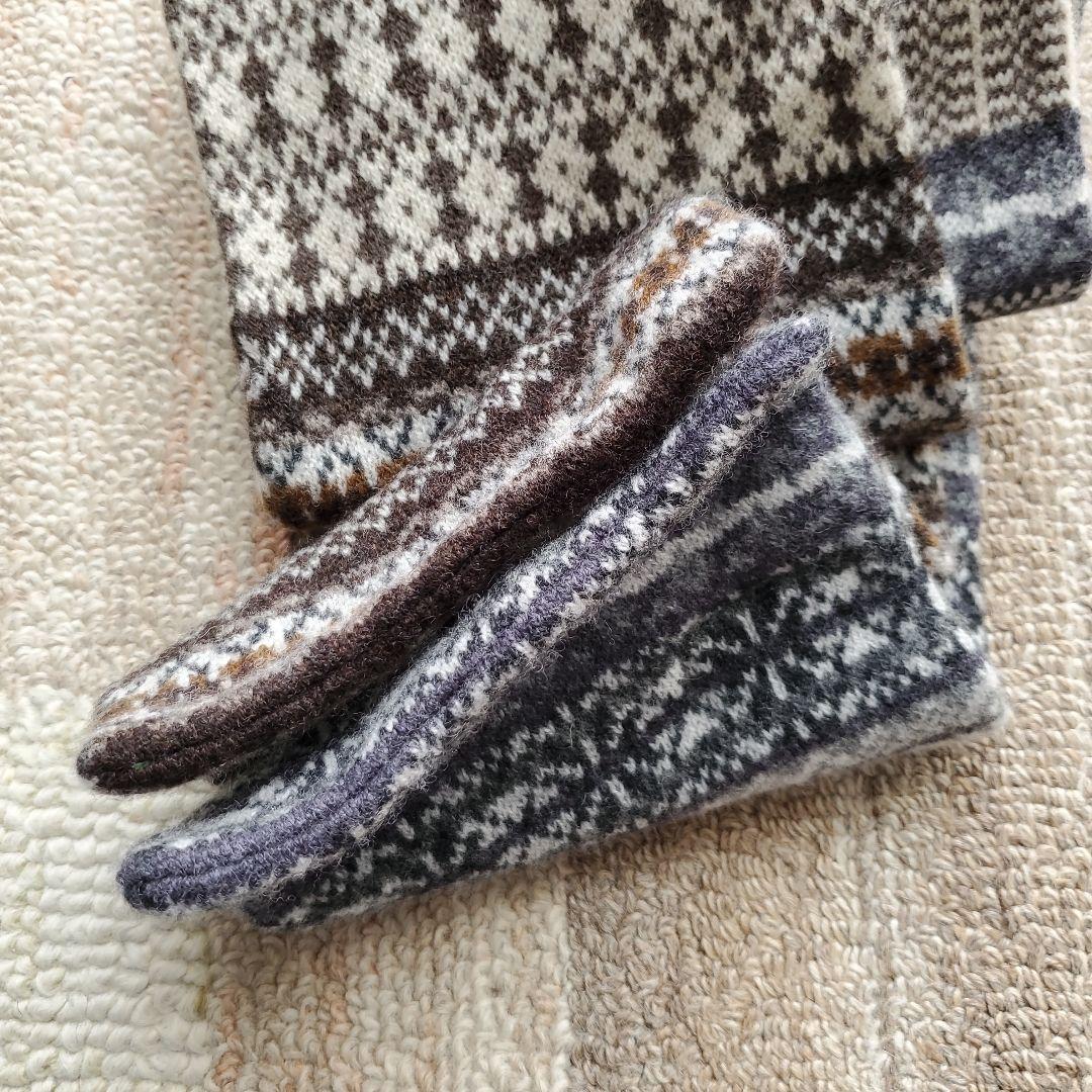 美品 ロバートマッキー スコットランド製 マフラー