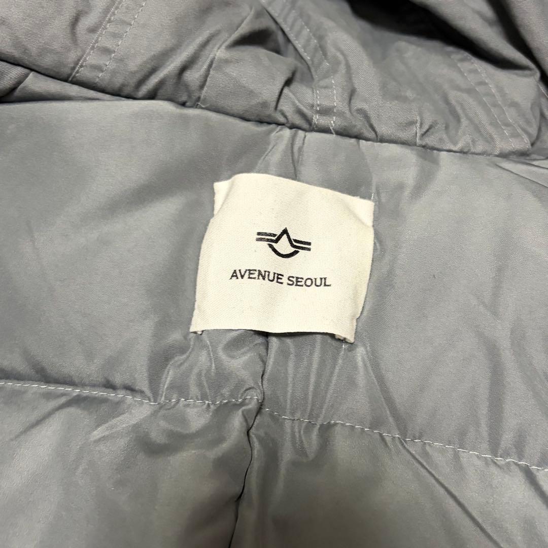 美品✨最高級✨フワフワ　M-65 リアルファー モッズコート ダウン グレー L