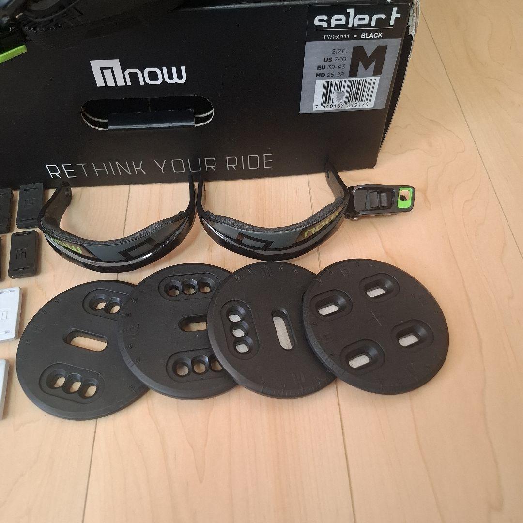 NOW Select スノーボード バインディング ナウ セレクト Mサイズ