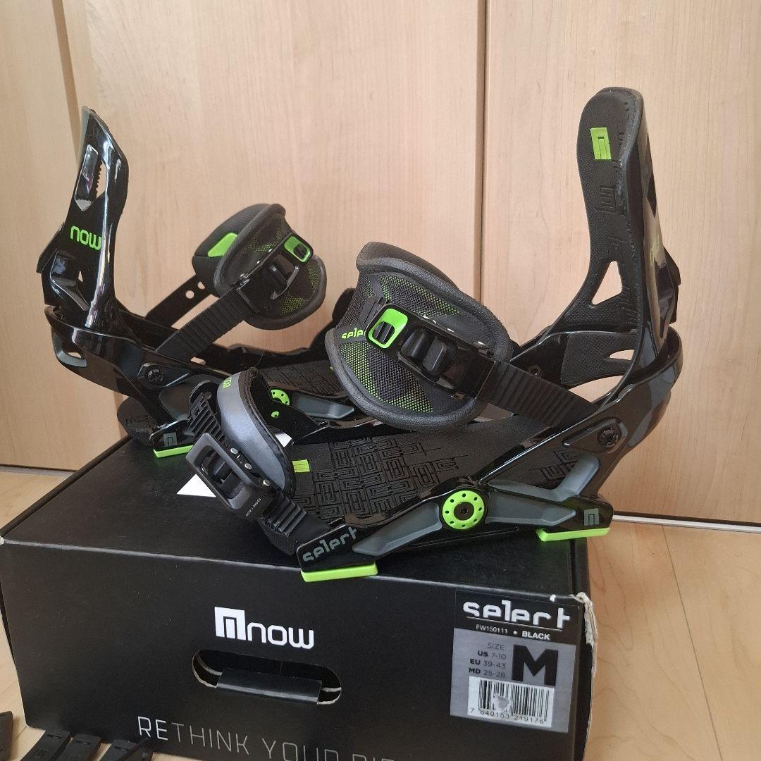 NOW Select スノーボード バインディング ナウ セレクト Mサイズ