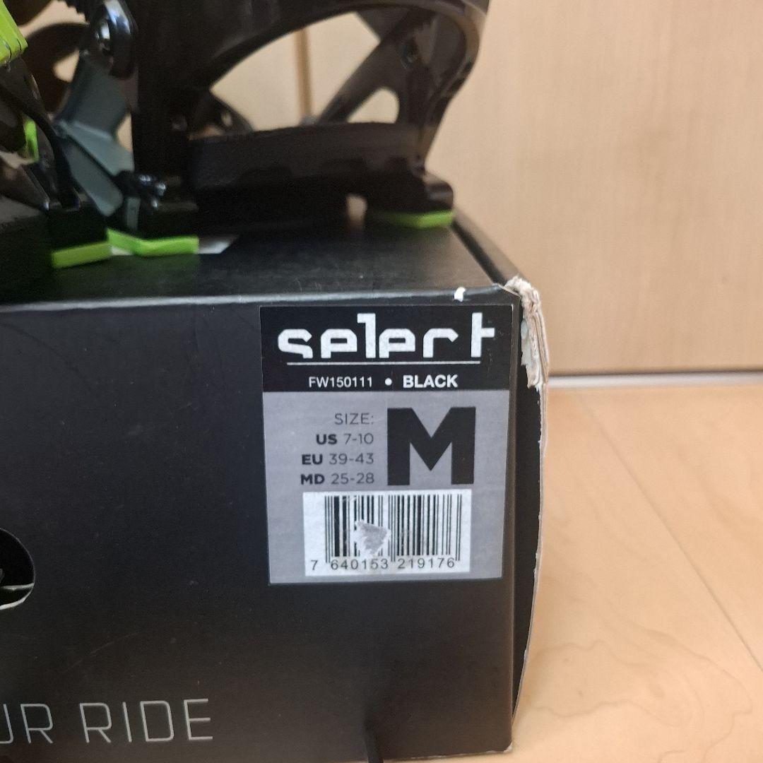 NOW Select スノーボード バインディング ナウ セレクト Mサイズ