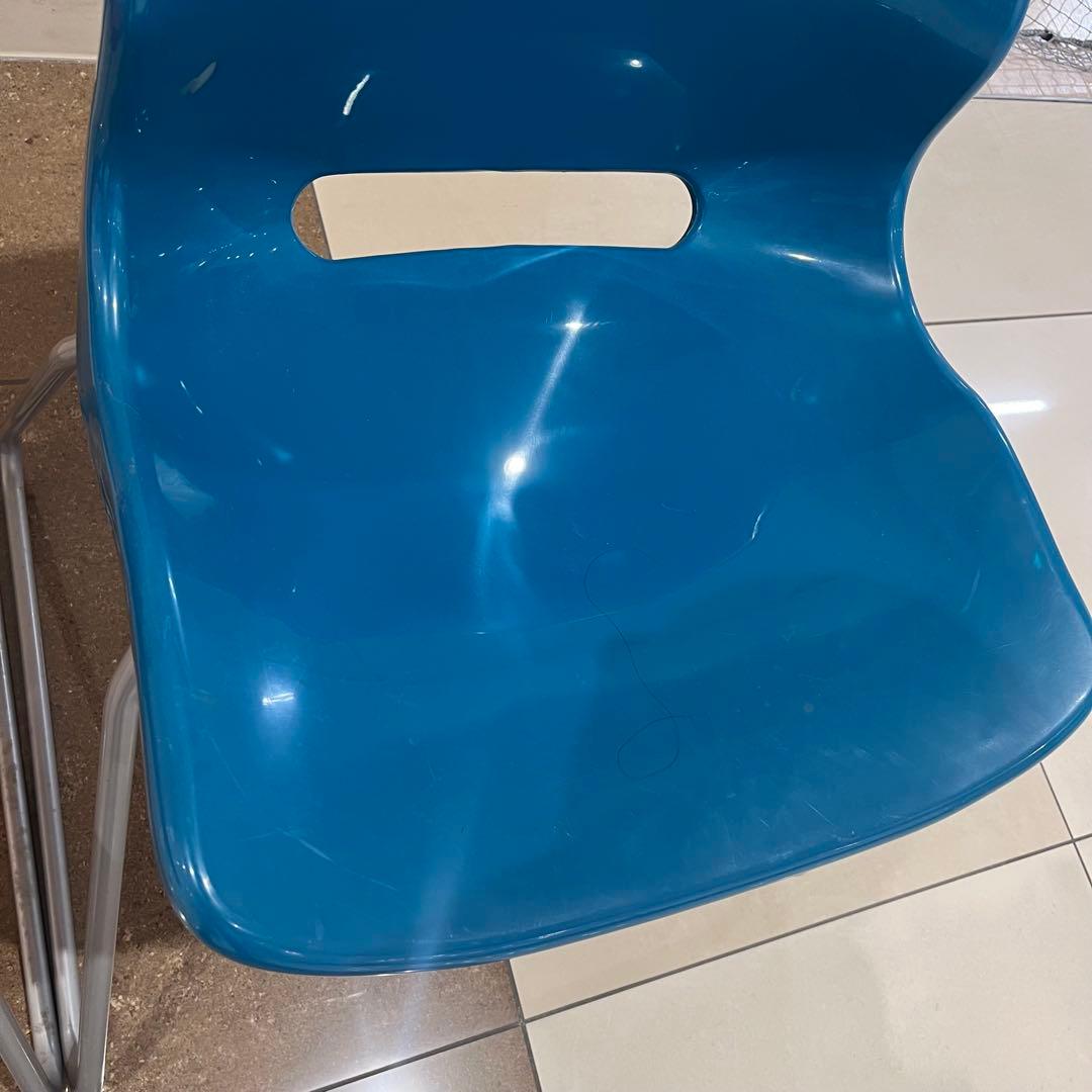 IKEA SNILLE 廃盤チェア ミッドセンチュリーブルー