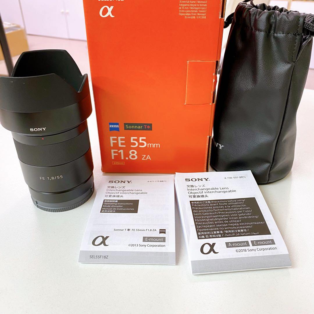 レンズ(単焦点) Sonnar T* FE 55mm F1.8 ZA SEL55F18Z
