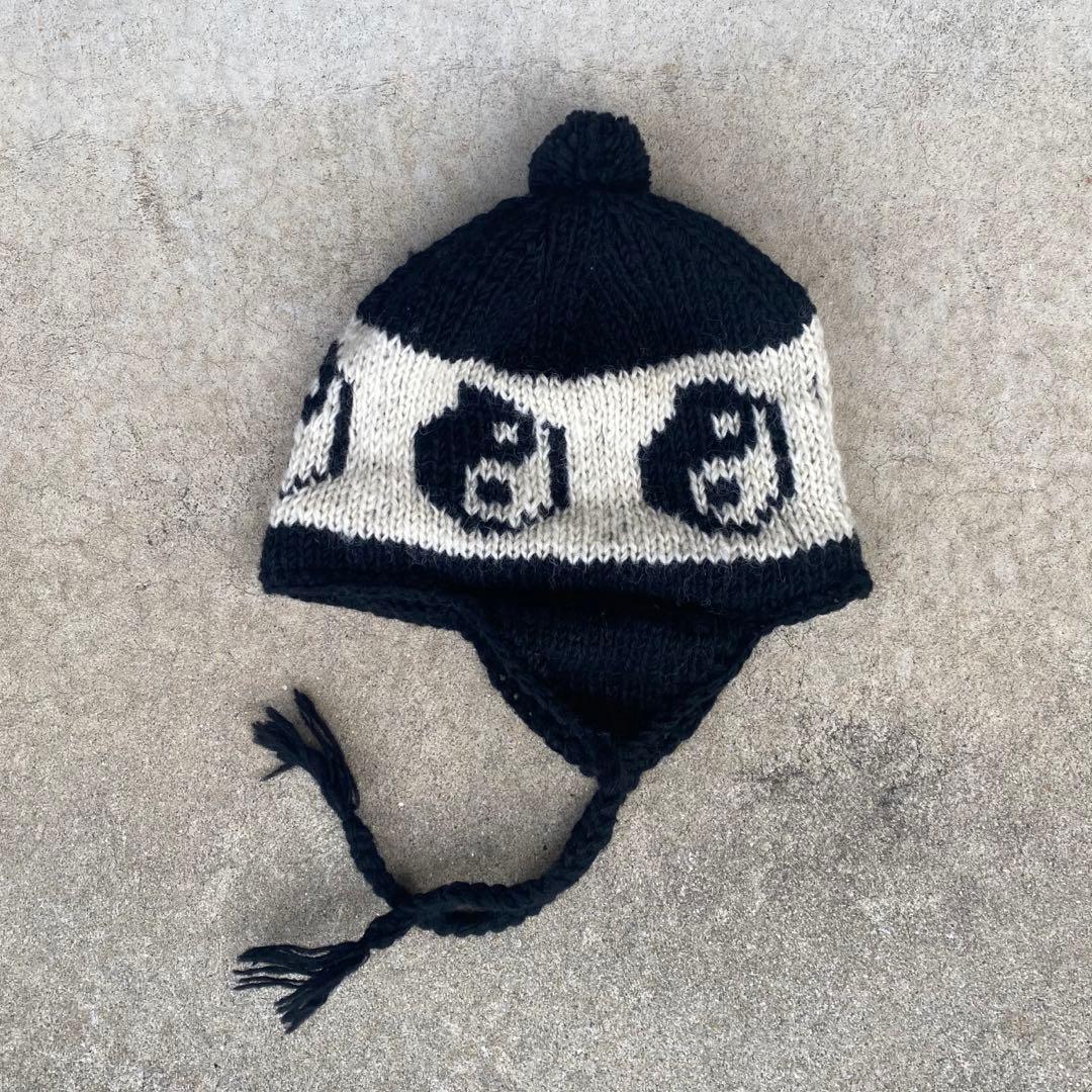 MacMahon Knitting Mills ボンボンニット帽 陰陽の通販はau PAY