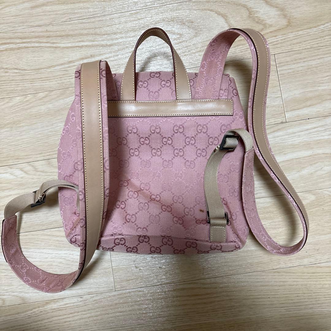 GUCCI ピンク GGパターン リュック