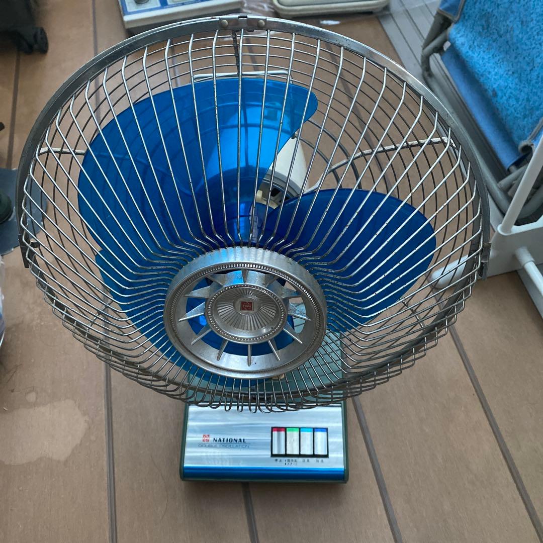 National 青い扇風機 3枚羽根 - メルカリ