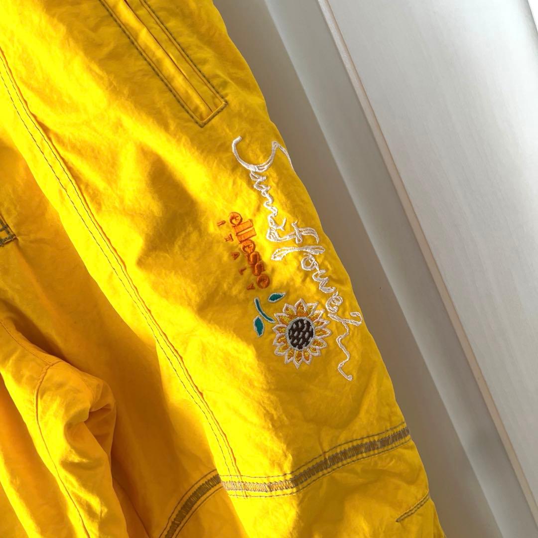 平成レトロ！ビビットカラーが可愛い ellesse エレッセ スキーウェア L