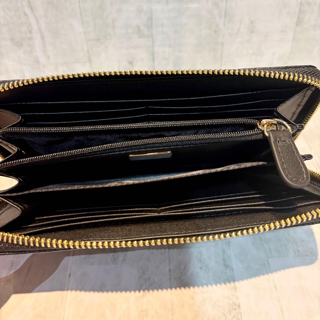 Vivienne Westwood 長財布 / エレガントブラック/シボ加工