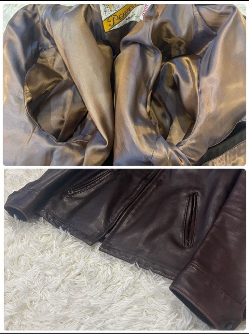 【美品】ショット ユナイテッドアローズ別注 シングルライダース ジャケット 36