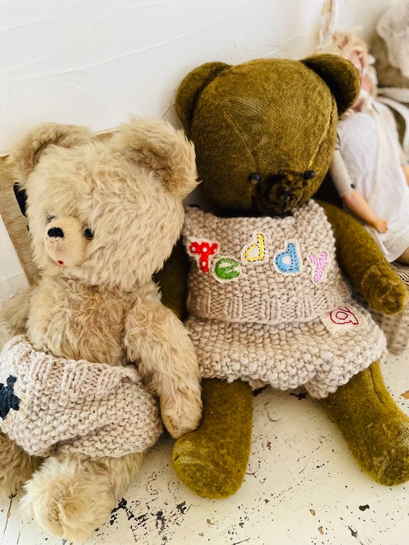 ₊˚⊹赤ちゃんみたいなアンティークベア　ヴィンテージ ベア‧₊˚