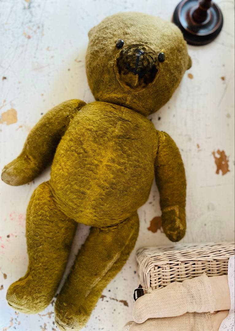 ₊˚⊹赤ちゃんみたいなアンティークベア　ヴィンテージ ベア‧₊˚