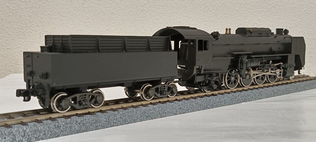 HOゲージ 天賞堂アダチ D52蒸気機関車 戦時型、メンテナンス済 - メルカリ