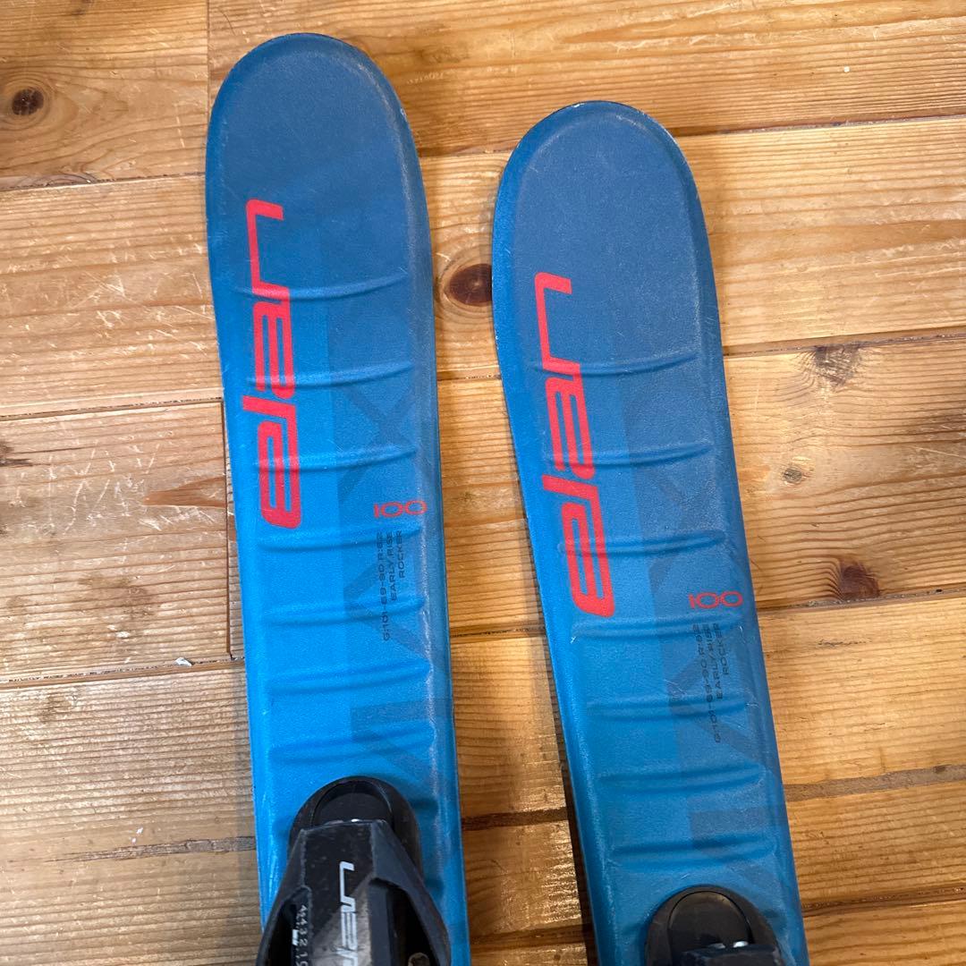 子供 ジュニア スキー板 100cm Elan MAXX スキー板 U-FLEX