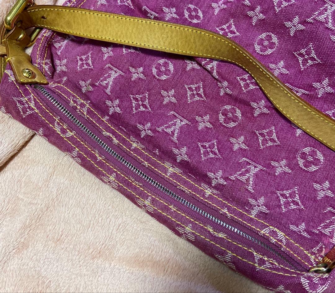 Louis Vuitton モノグラム デニム バギーGM ピンク