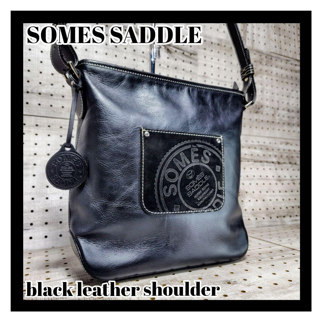 【美品】SOMES SADDLE ソメスサドル 本革 ショルダーバッグ 美品