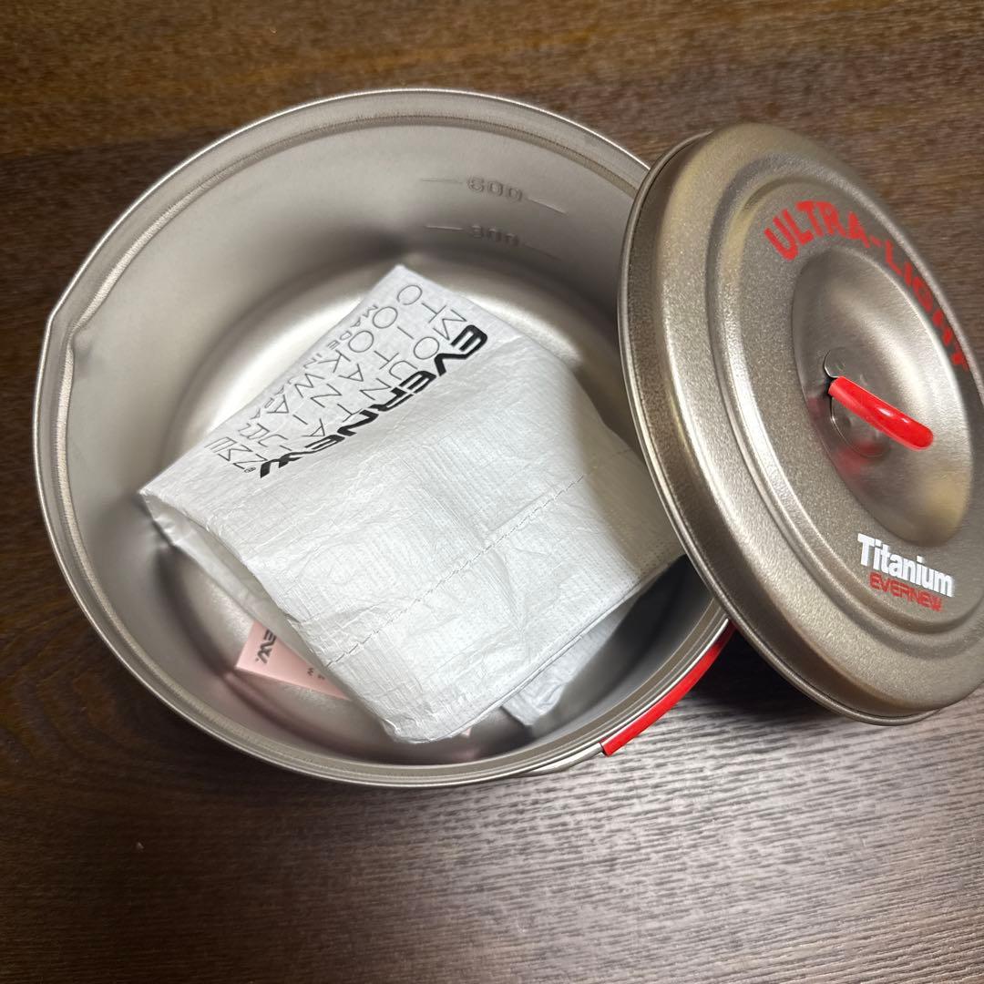 エバニュー Evernew チタンウルトラライトクッカー2 0.9L