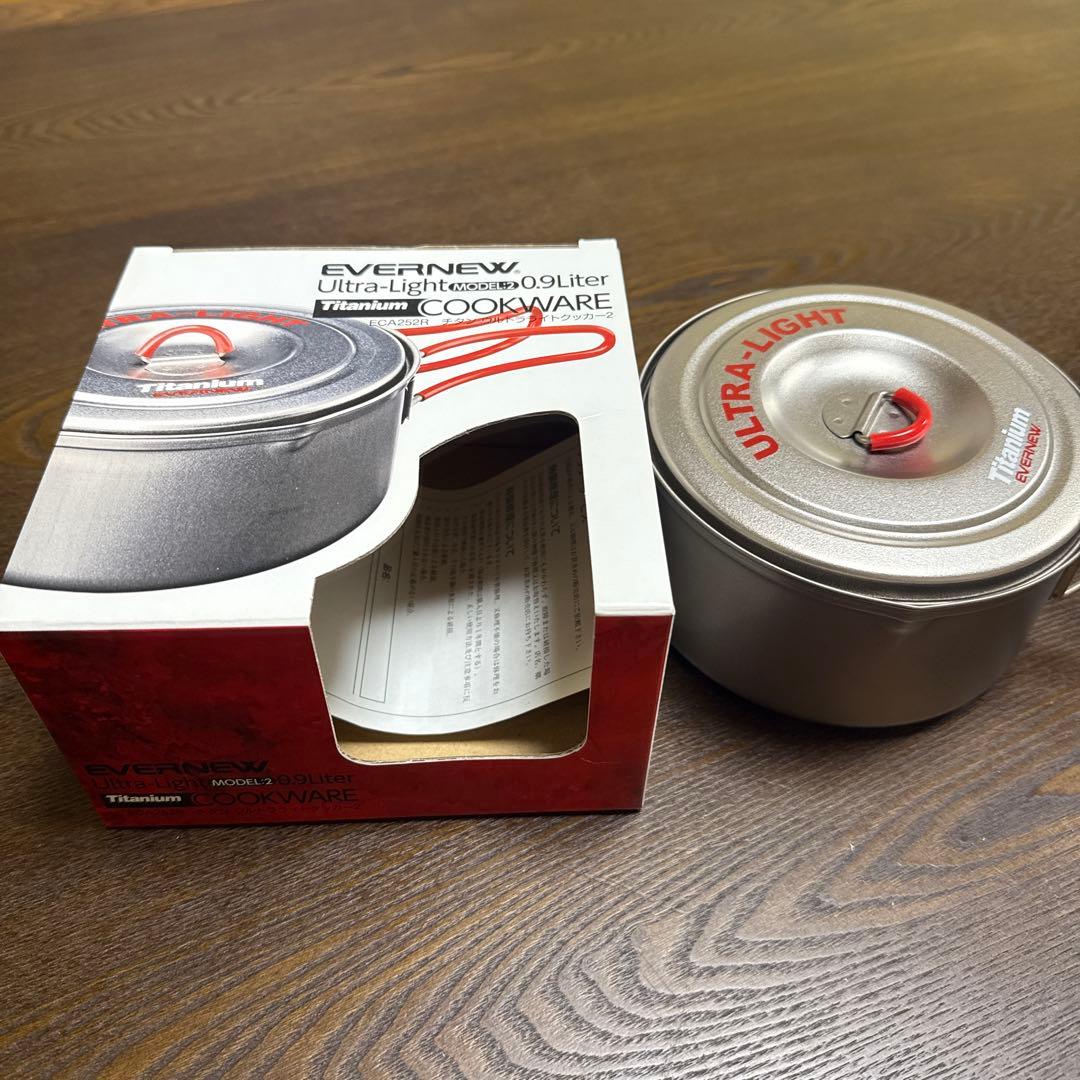エバニュー Evernew チタンウルトラライトクッカー2 0.9L