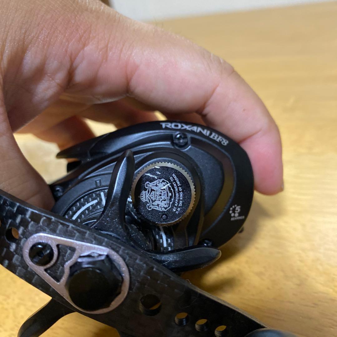 アブガルシア　ロキサーニBF8-L 美品‼︎川で2回使用のみ