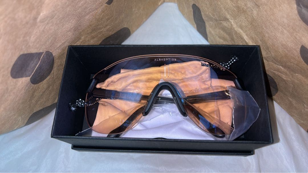 ALBAOPTICS アルバ STRATOS ストラトス 調光レンズ フレーム黒