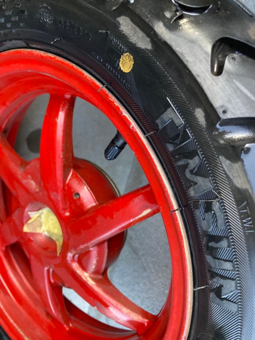 ぽ*ん様 AF35 ライブディオZX 赤ホイール アニバーサリー仕様 DIO S