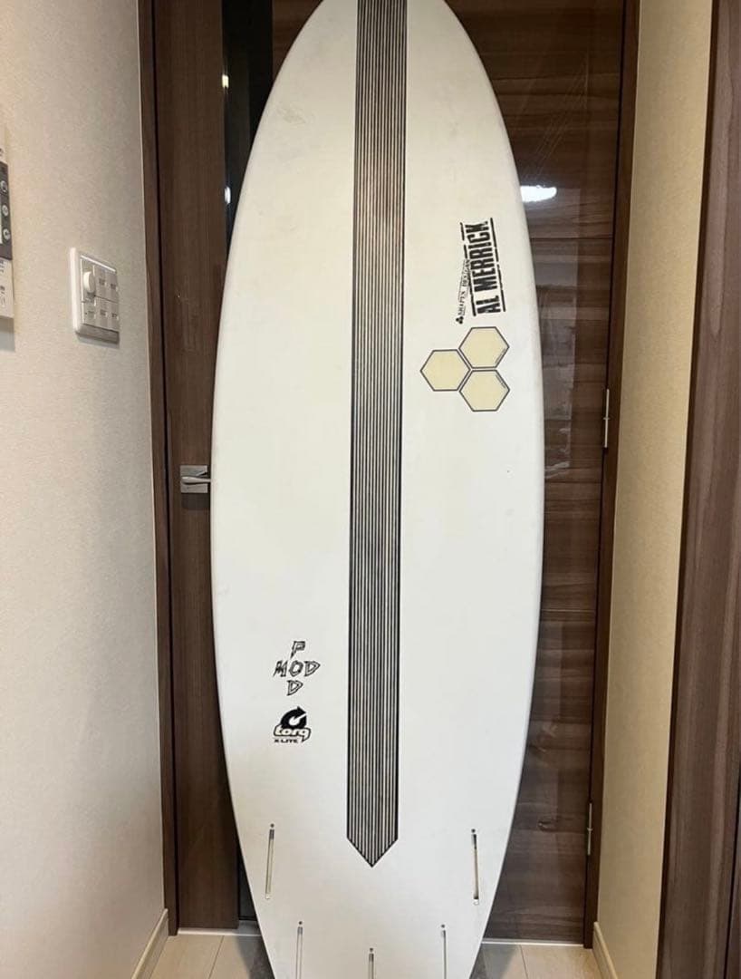 サーフボードセット】AL MERRICK PODMOD フィン、リーシュなど付