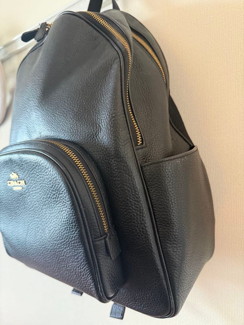 COACH コート バックパック ブラック 5666 IMBLK (A4可)