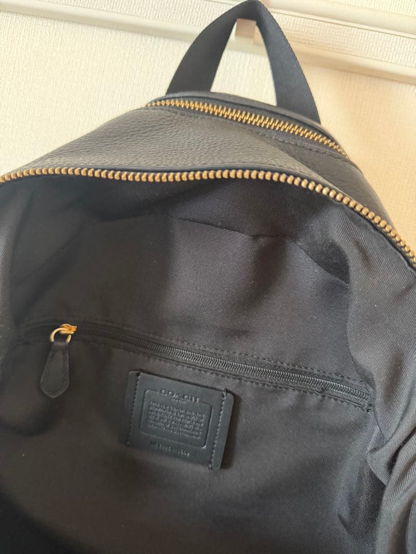 COACH コート バックパック ブラック 5666 IMBLK (A4可)